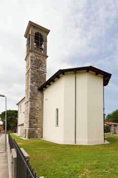 Chiesa di San Floriano Martire - Esterno, fronte posteriore.