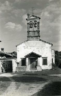 Chiesa di San Martino Vescovo - Esterno, fronte principale anni '50