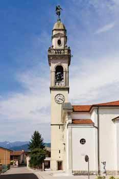 Chiesa di San Martino Vescovo - Esterno, torre campanaria.