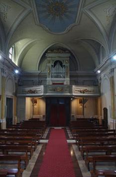 Chiesa dei Santi Marco Evangelista e Tomaso Apostolo - Interno, vista altare.