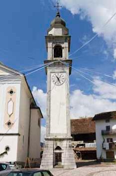 Chiesa dei Santi Filippo e Giacomo Apostoli - Esterno, torre campanaria