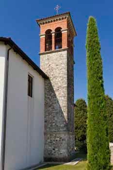 Chiesa della Madonna della Tavella - Esterno, torre campanaria.