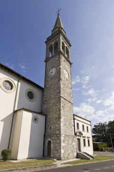 Chiesa di San Bartolomeo Apostolo - Esterno, torre campanaria