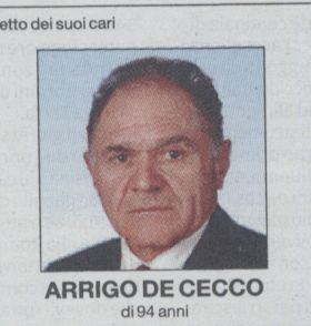 DE CECCO ARRIGO